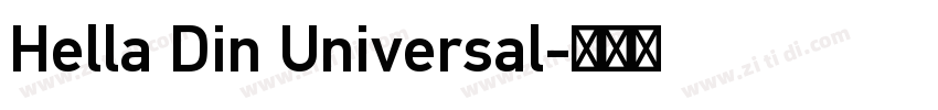Hella Din Universal字体转换